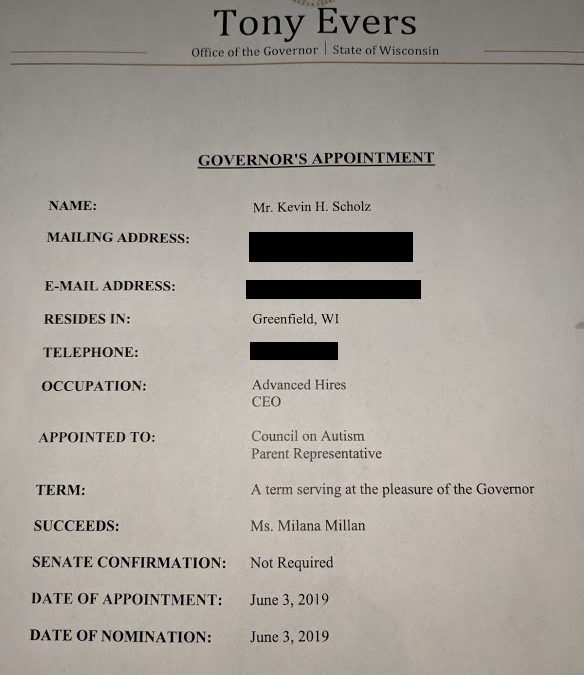 Autism Appointment Form