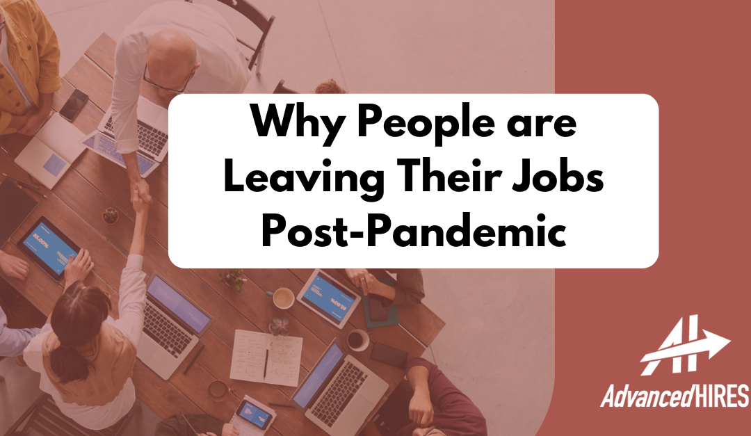 The Post Pandemic Job Exodus